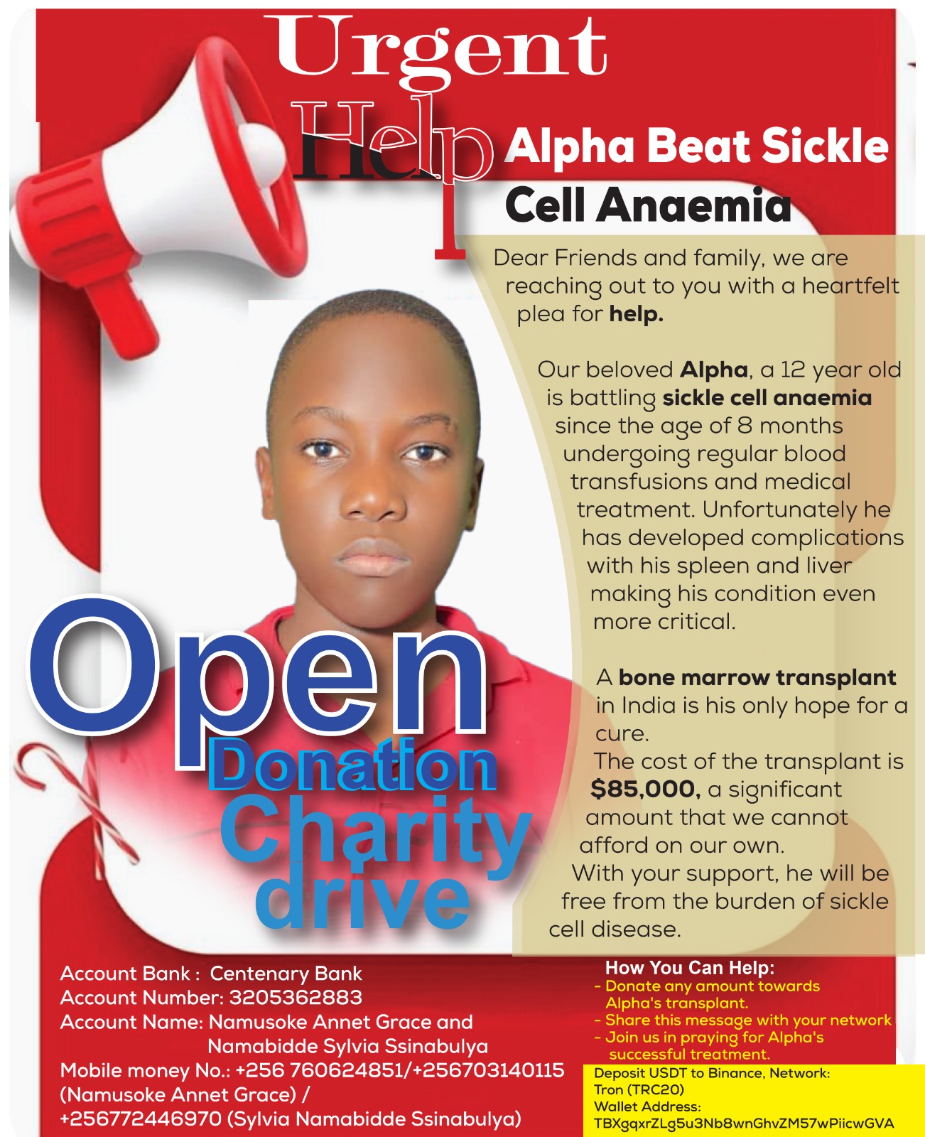 Save Alpha – Donate for Bone Marrow Transplant